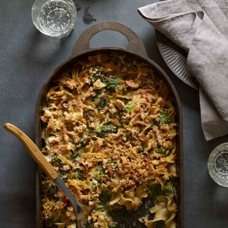 Spinach & Tuna Noodle Casserole