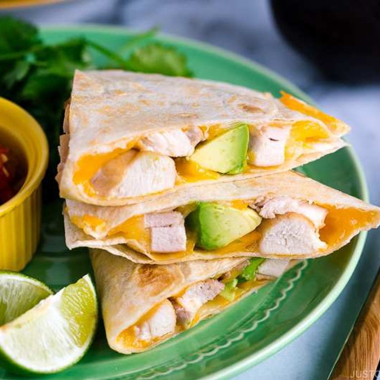 Teriyaki Chicken Quesadilla