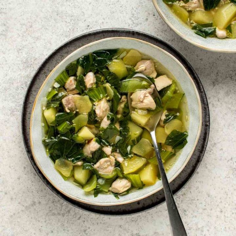 Tinola (Filipino Ginger-Garlic Chicken Soup)