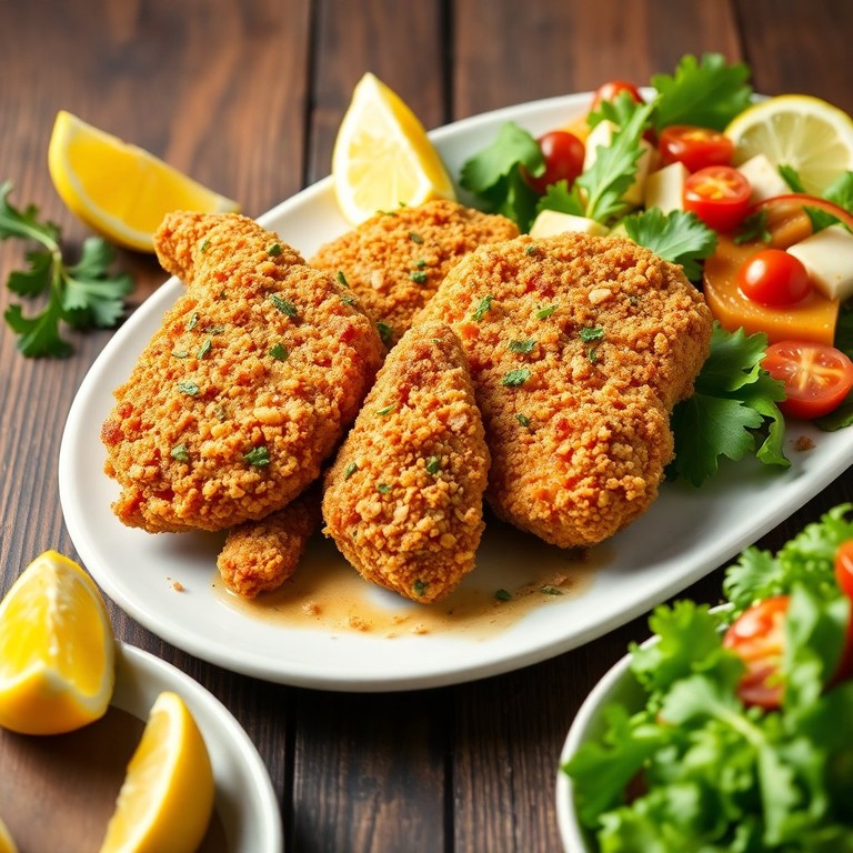 Crispy Oven-Fried Chicken Delight