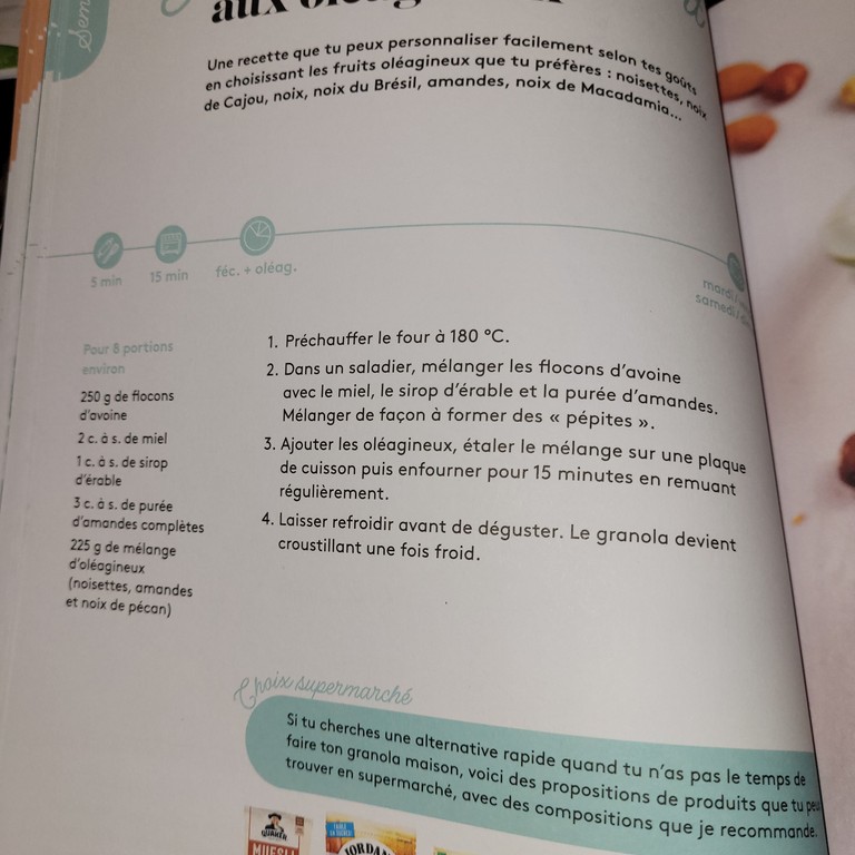 Granola croquant aux oléagineux