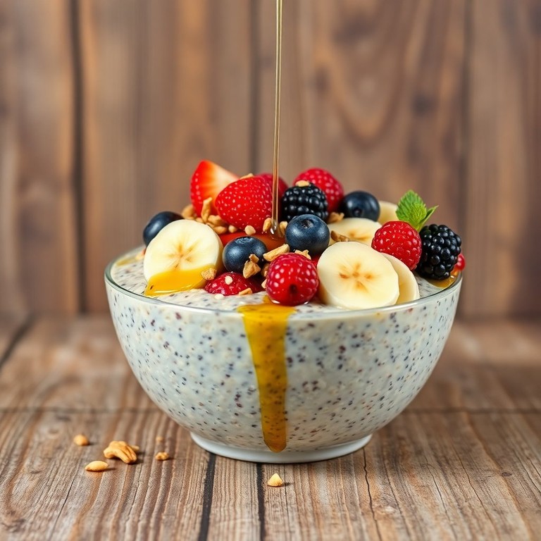 Overnight Chia Oats Delight
