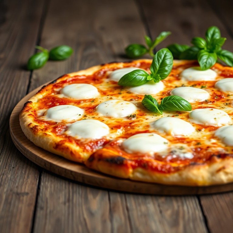 Pizza de Papas y Queso Derretido