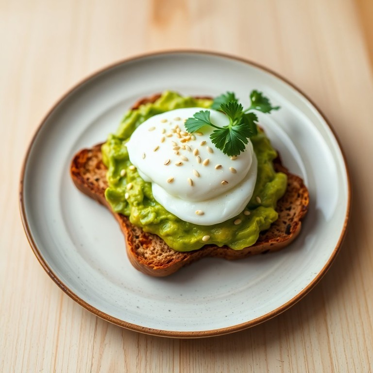 Asian-Style Egg Toast with Avocado
