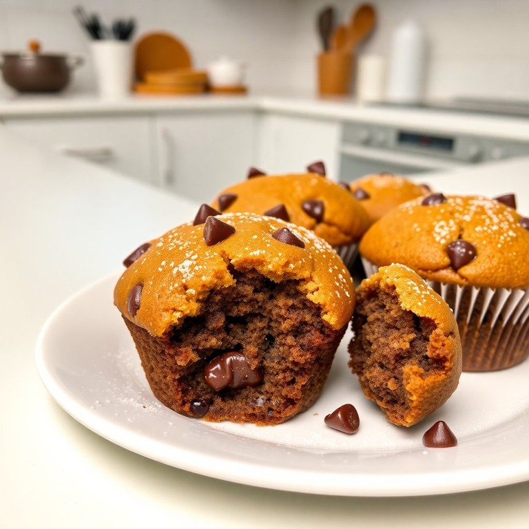 Muffins de Chocolate y Huevo Esponjosos