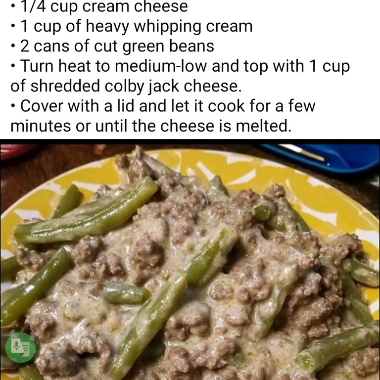 Keto Green Bean Stroganoff