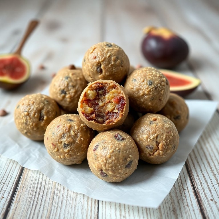 Energy Balls Pralinées aux Figues et Cacao