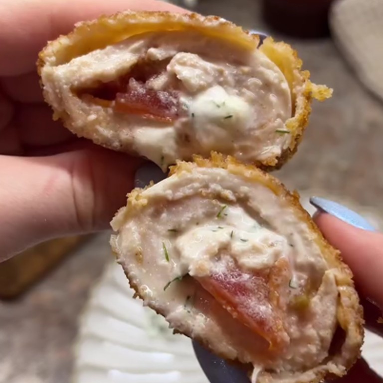 Сочные куриные котлеты с начинкой