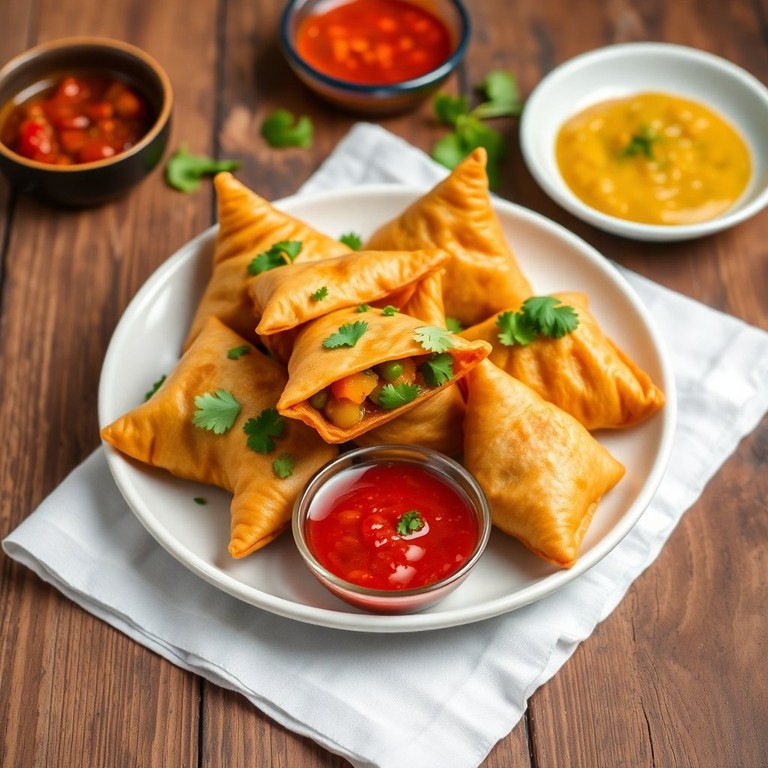 Spicy Vegetable Samosas