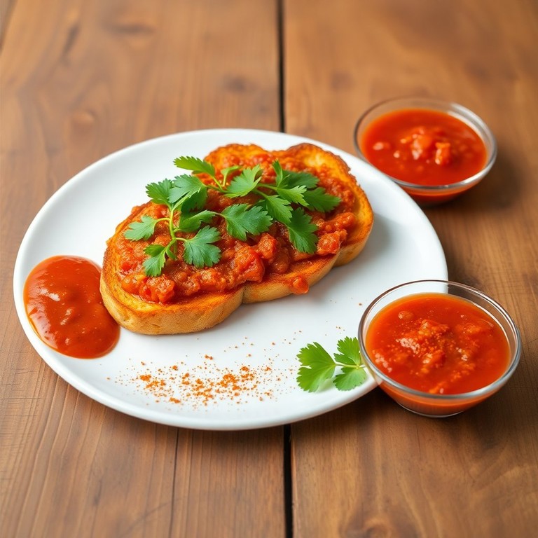 Spicy Tomato Masala Toast