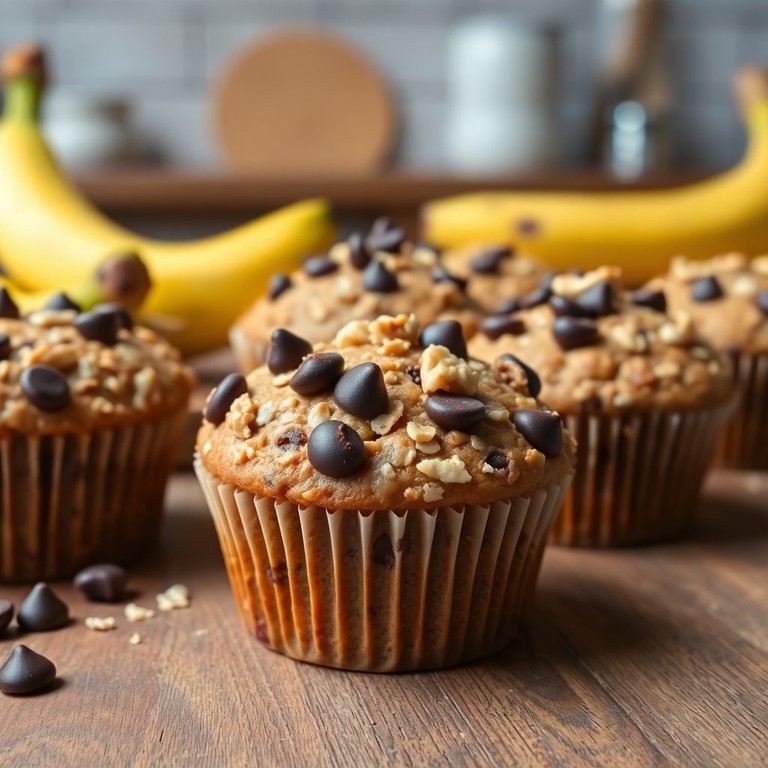 Muffins de Plátano y Avena