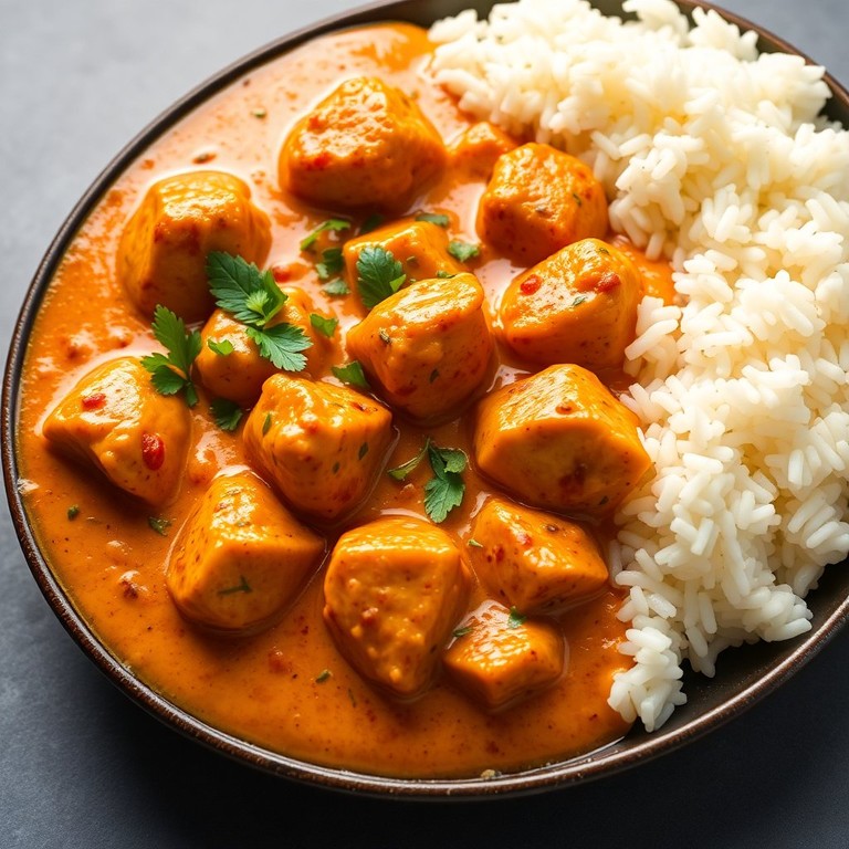 Korma de Poulet Épicé