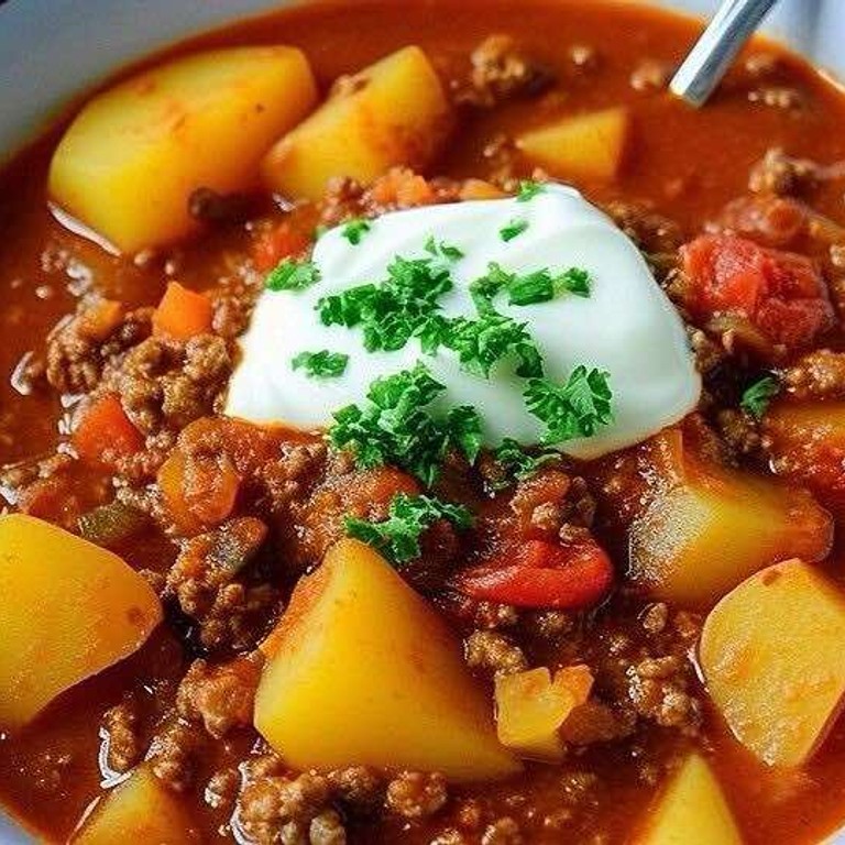 Bauerntopf - Eintopf mit Hackfleisch und Kartoffeln