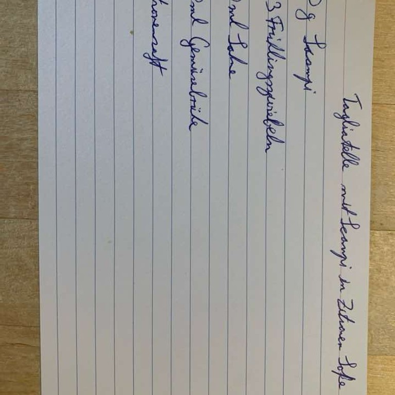 Tagliatelle mit Scampi in Zitronen Soße