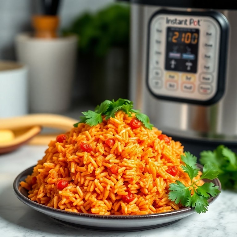 Instant Pot Spanischer Reis mit frischem Koriander