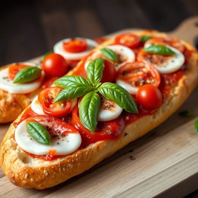 Pizza Stokbrood Met Italiaanse Smaken