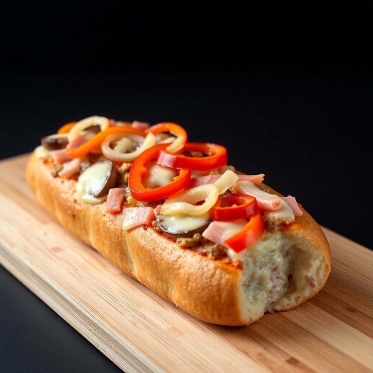 Kruidige Pizza Stokbrood Delight