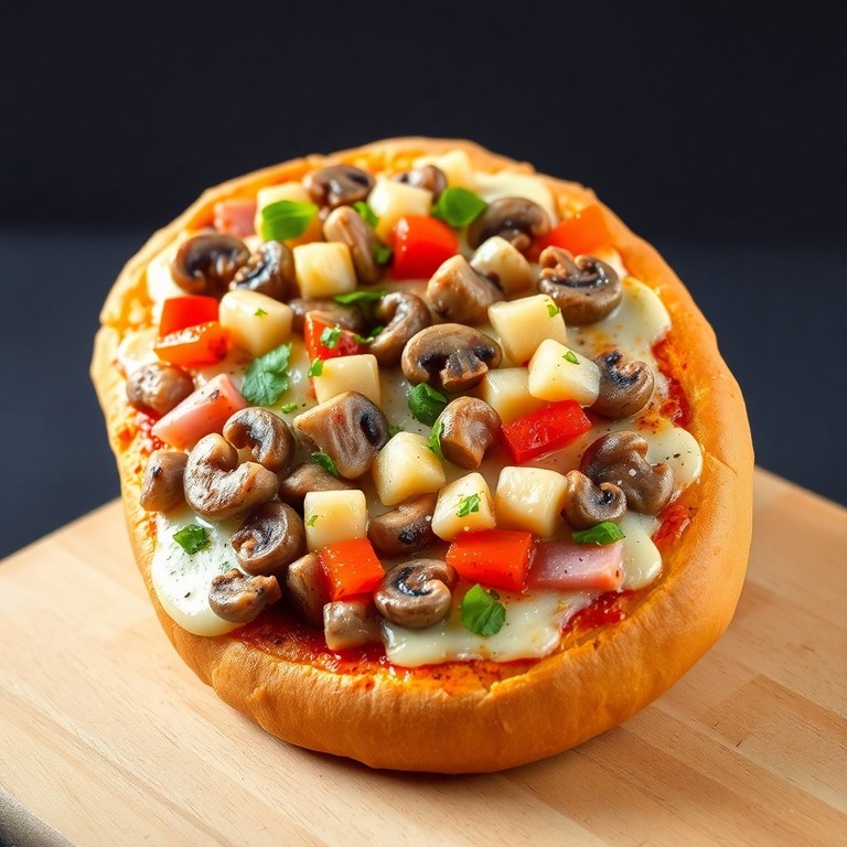 Champignon & Paprika Pizza Stokbrood