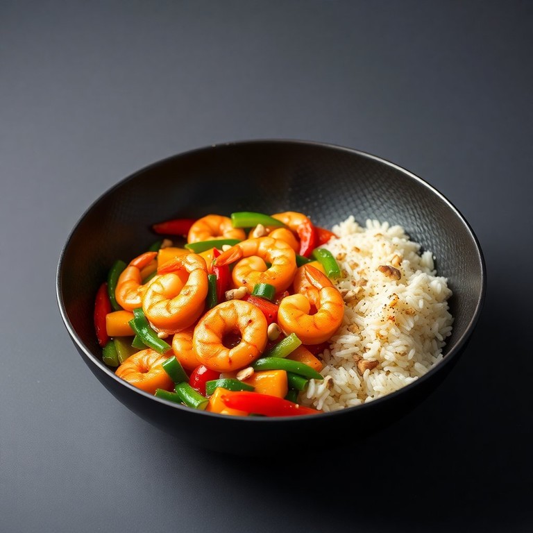 Wok de Crevettes au Gingembre et Sauce Soja