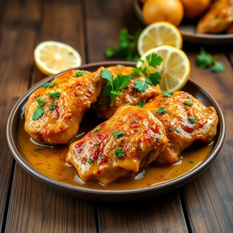 Krydret Hvidløgssmør Kylling