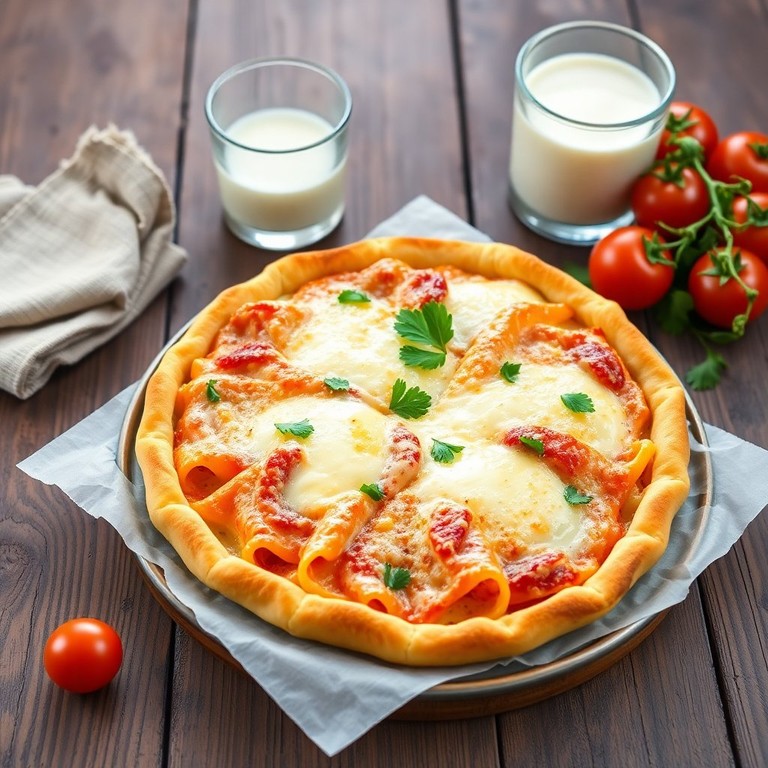 Tarta de Fideos al Horno con Queso