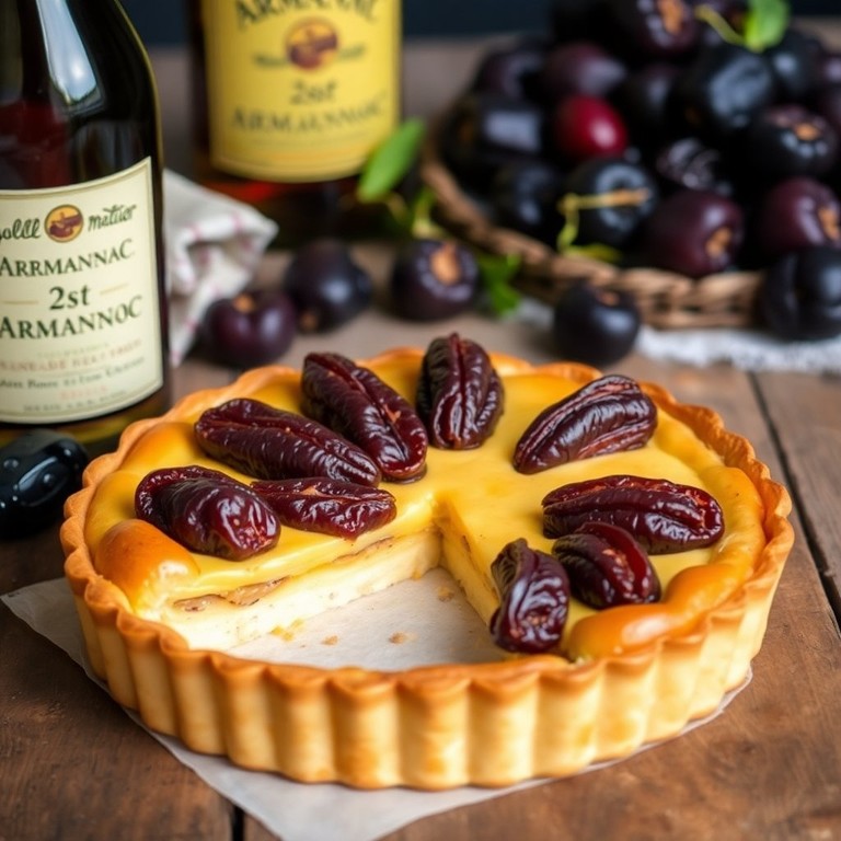 Prune and Armagnac Tart