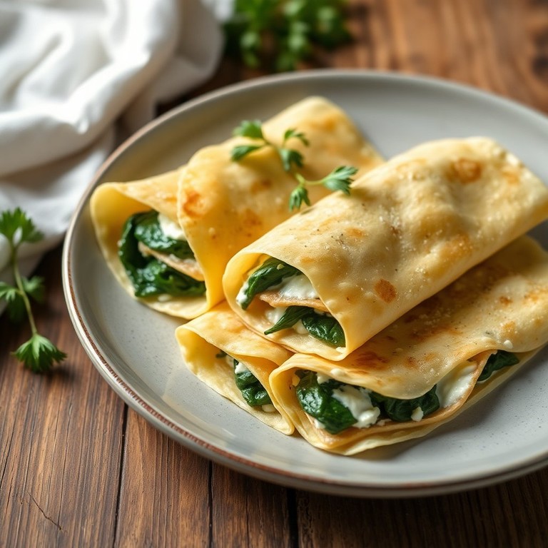 Crepes with Spinach and Ricotta