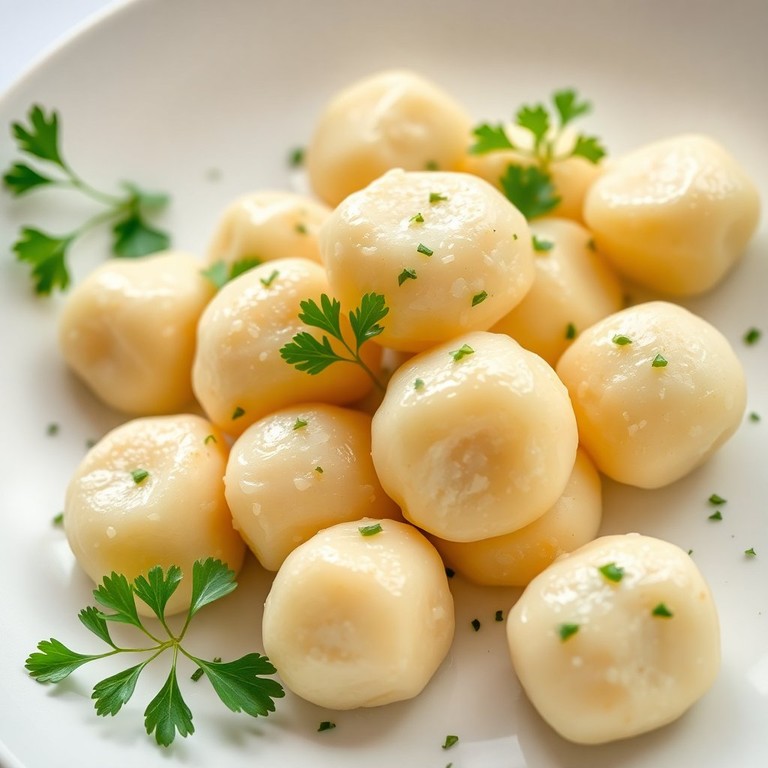 Gnocchi Suaves de Harina y Perejil