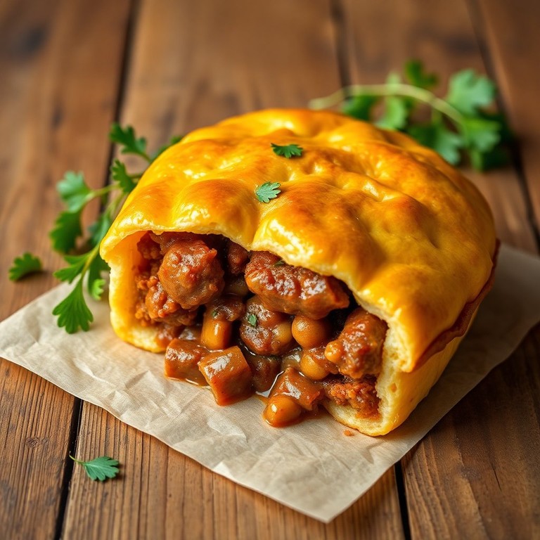 Torta Crocante de Carne Moída e Calabresa