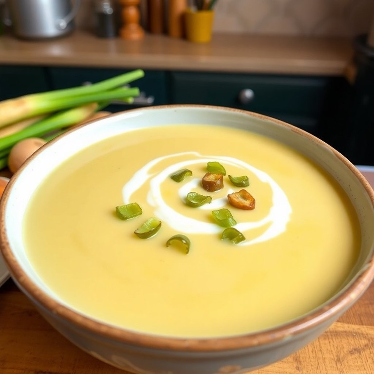 Velouté de Panais et Poireaux Crémeux