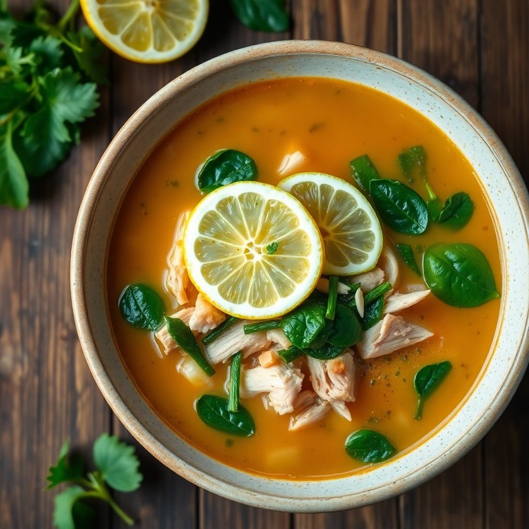 Zesty Lemon Ginger Chicken Soup