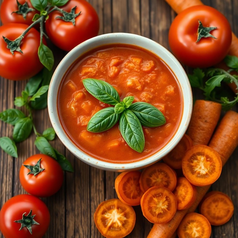 Savory Tomato and Carrot Soup