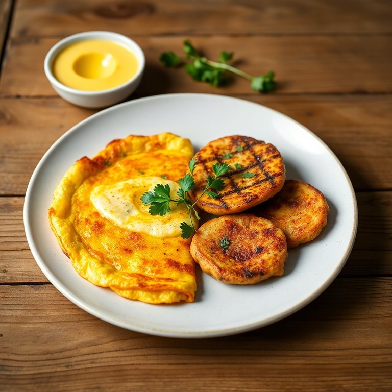 Tortilla de Patatas con Llapingachos