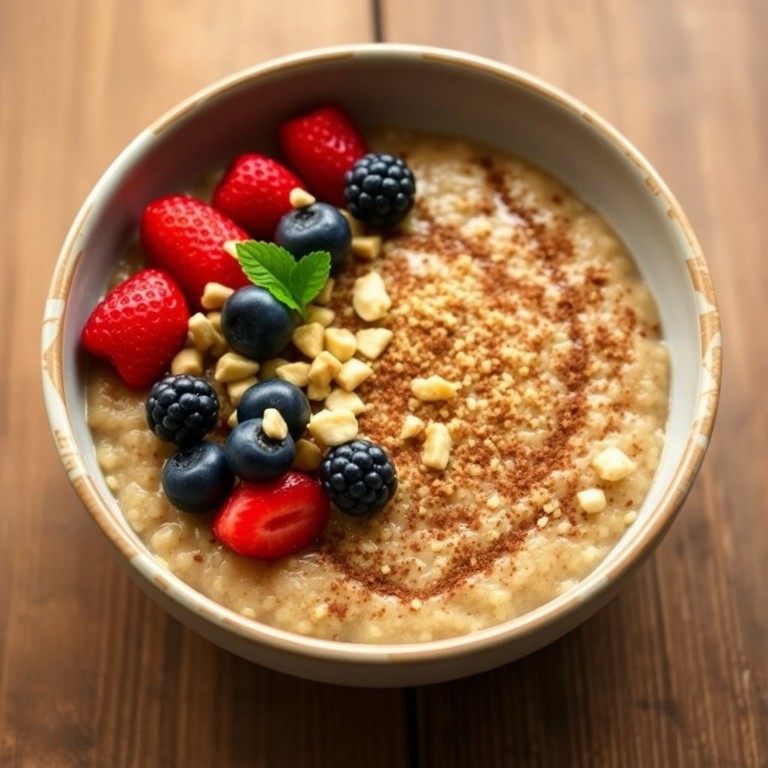 Zimt-Quinoa-Porridge mit frischen Beeren