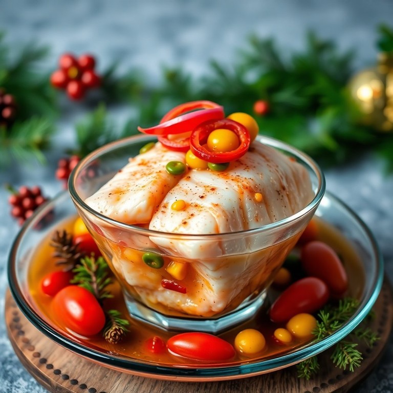 Escabeche de Pescado con Toque Navideño