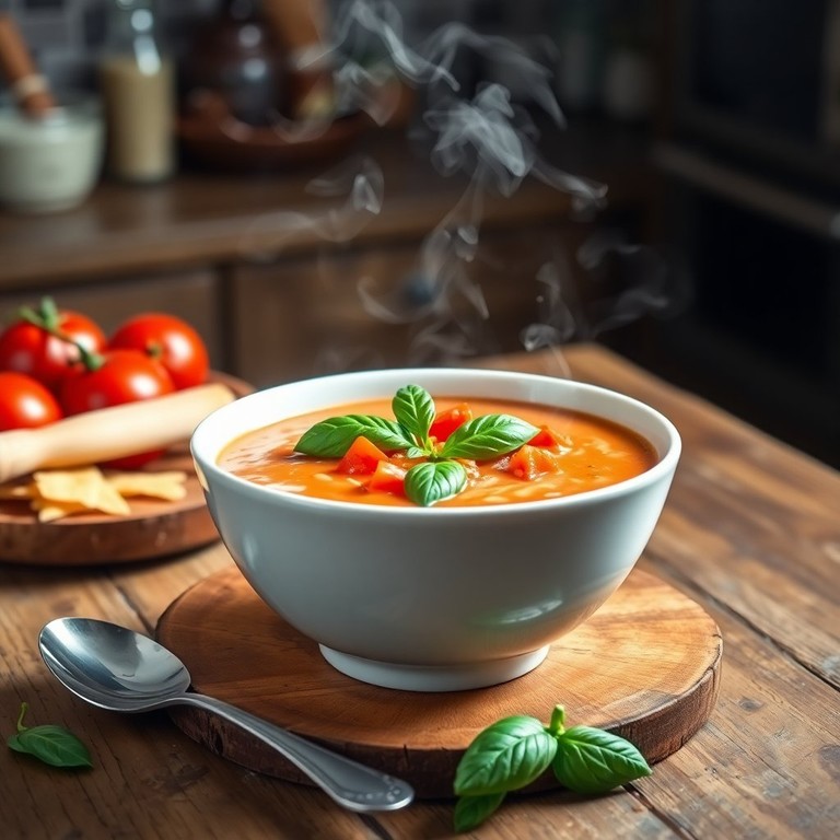 Creamy Tomato Onion Maggi Soup