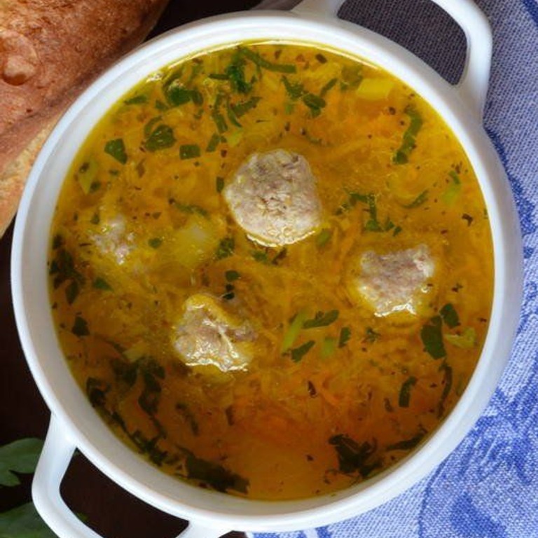 Суп с фрикадельками