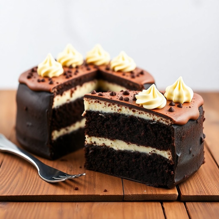 Bolo de Chocolate com Recheio de Ouro Branco