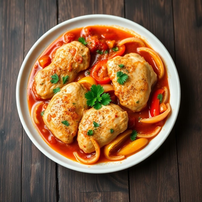 Classic Chicken Cacciatore with Plum Tomatoes
