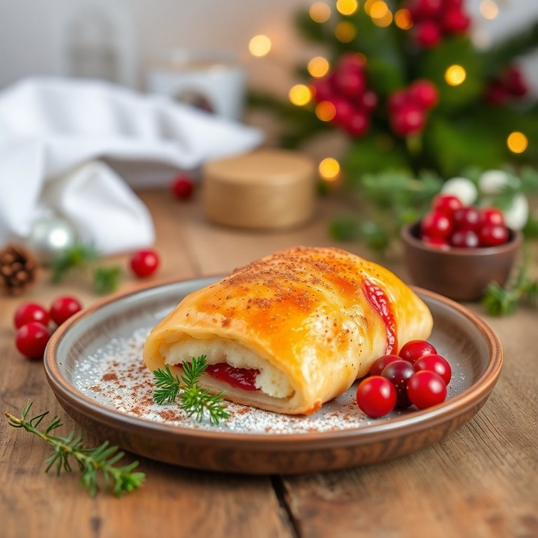 Rabanada Gourmet com Creme de Baunilha e Frutas Vermelhas