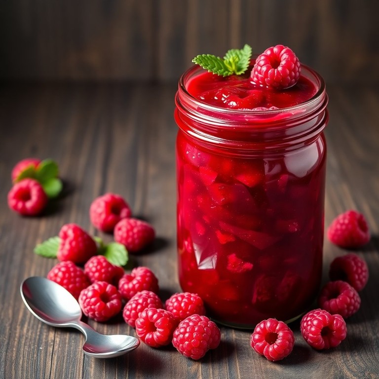 Mermelada de Frambuesa Casera