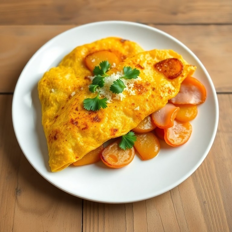 Omelete de Batata com Fiambre Deliciosa