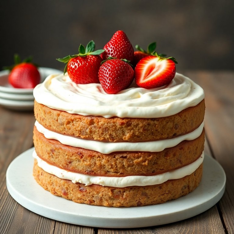 Bolo de Morango com Nescau