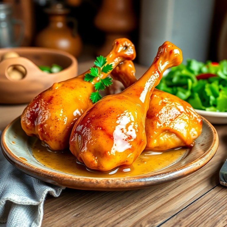 Pilon de Poulet à la Moutarde et au Miel