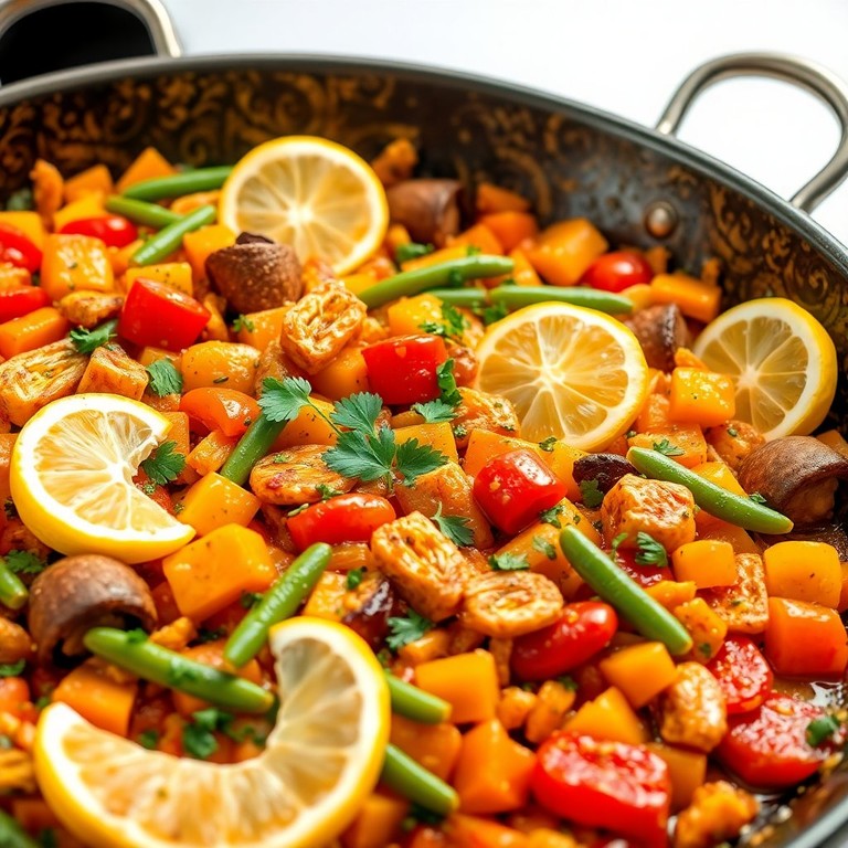 Paella Navideña de Verduras