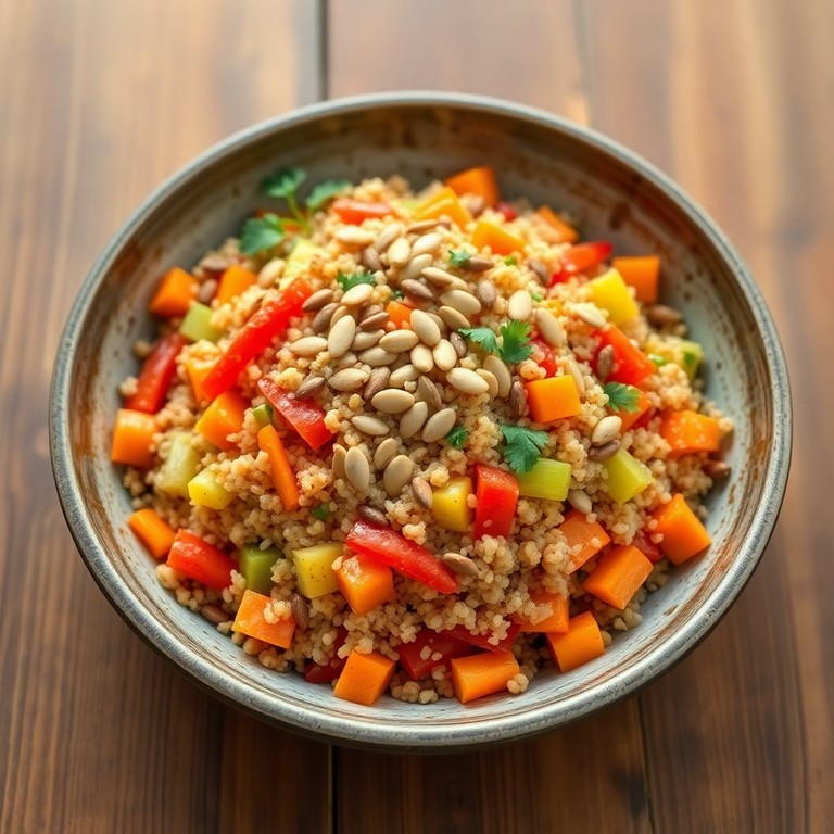 Quinoa Sauté aux Légumes Colorés