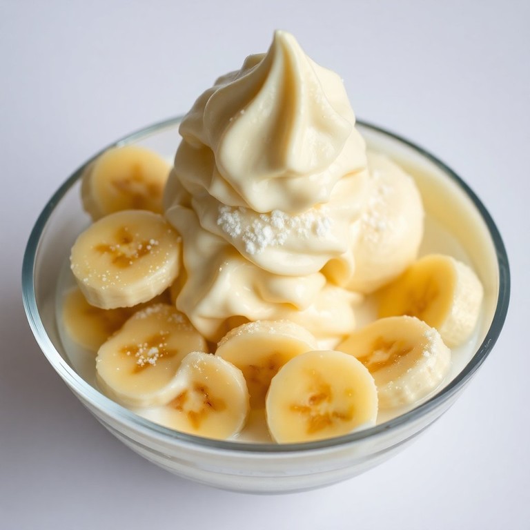 Banana Cremosa com Toque de Doçura