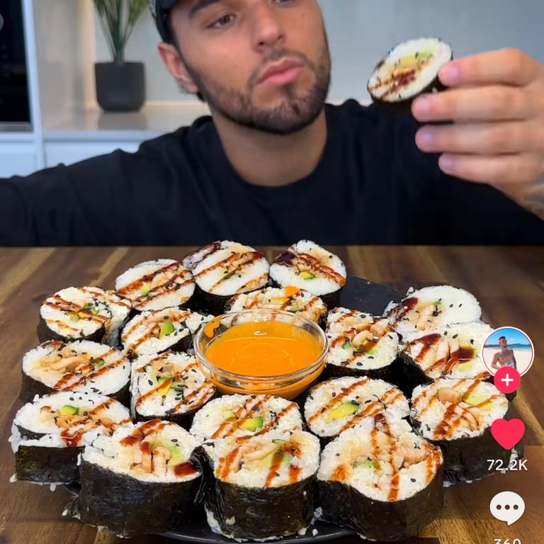 Healthy Low Calorie Sushi Rolls