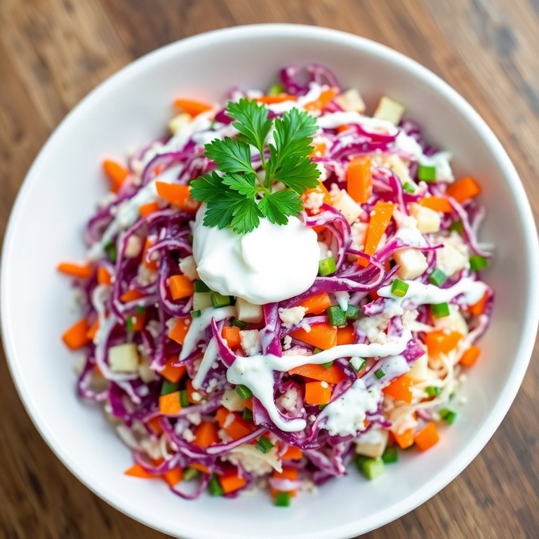 Bunter Grillgenuss: Rotkohl-Chinakohl-Salat