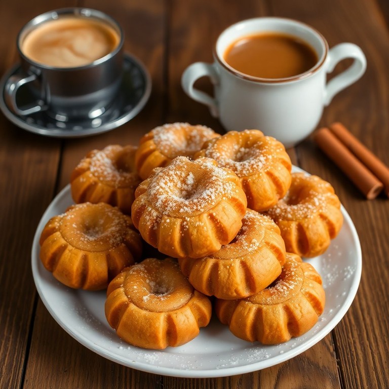 Rosquinha de Pinga com Cobertura de Açúcar e Canela